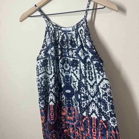 NEW Evereve Allison Joy Mabel Tank Top Patterned Size Small Boho Sleeveless - Picture 5 of 12